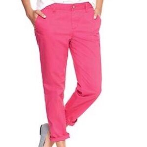 GAP Khaki’s,”Can You See Me Now Neon Pink💕 Incredibly Soft,Broken-In Straight